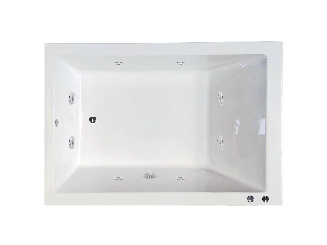 TINA HIDROMASAJE BUCK Y BUCK 120 X 185 X 48 CM 8 INYECTORES MOTOR DERECHA 2