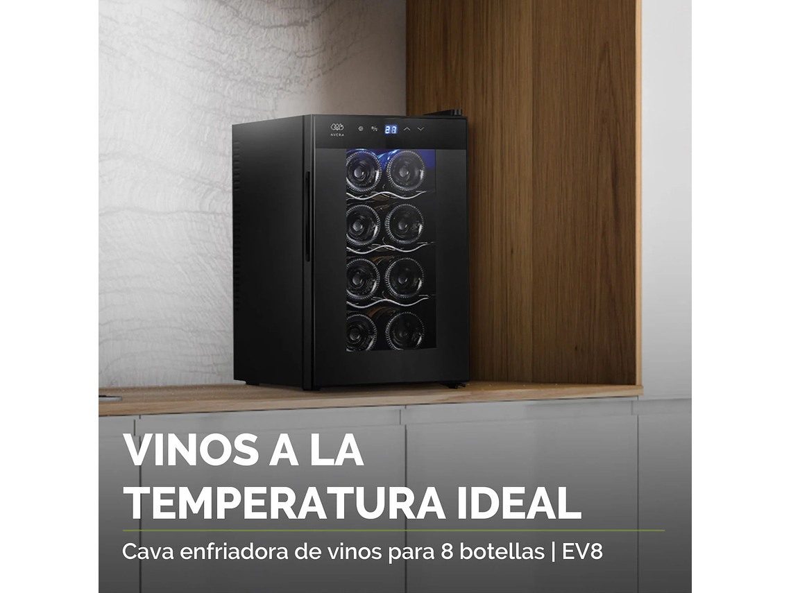 CAVA DE VINO ENFRIADORA 8 BOTELLAS EV8 2