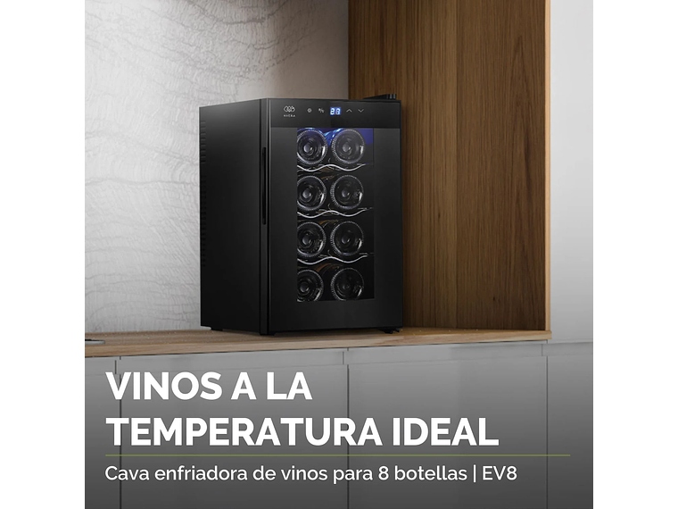 CAVA DE VINO ENFRIADORA 8 BOTELLAS EV8 2