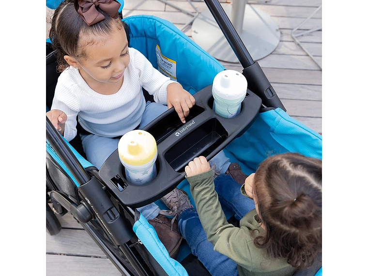 CARRO PASEO WAGON Y COCHE DOBLE MUV LIBERTY MIDNIGHT 2 EN 1 7