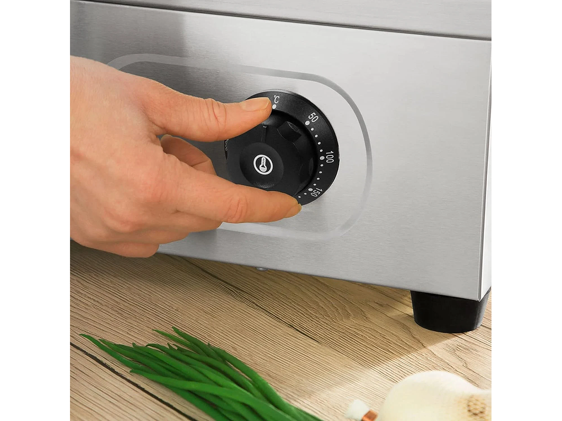 PLANCHA CHURRASQUERA PROCHEF EG820 73 X 50 CM ELECTRICA INOX 8