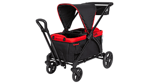 CARRO PASEO WAGON Y COCHE DOBLE MUV EXPEDITION 2 EN 1 MARS RED