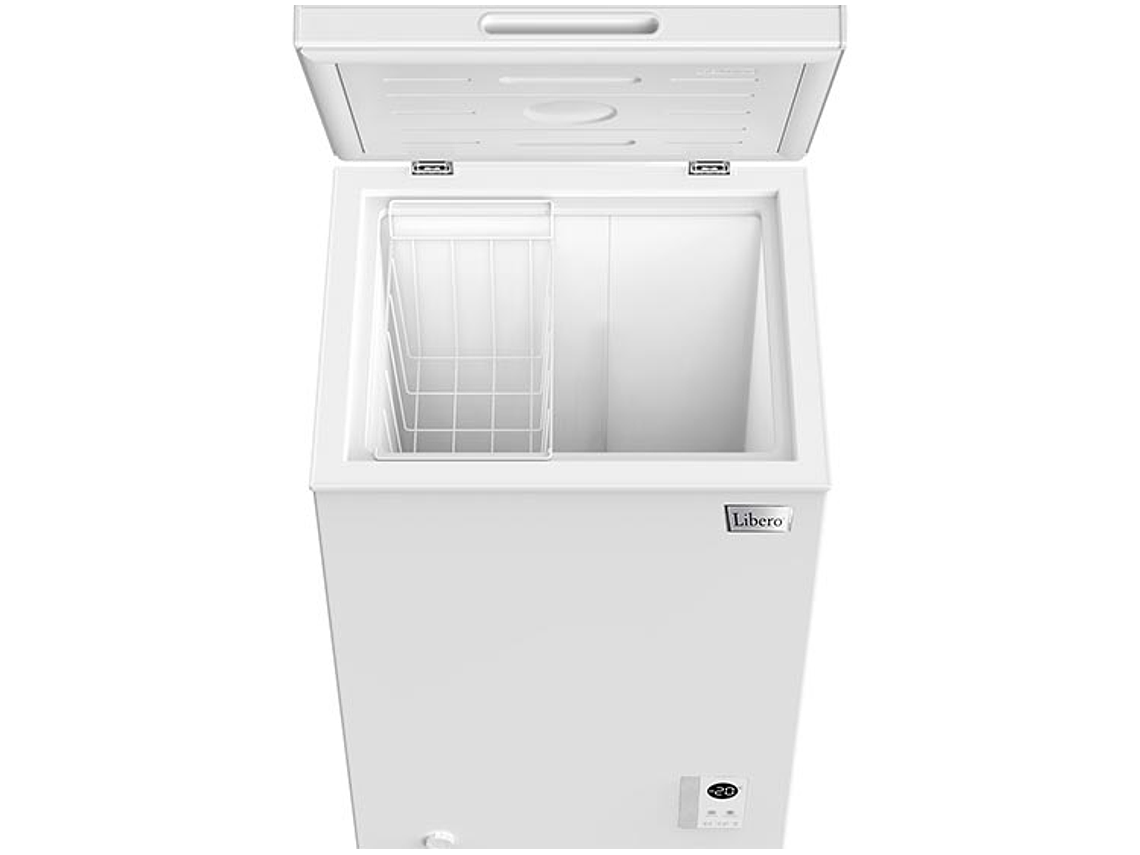 FREEZER HORIZONTAL LIBERO 99 L FRÍO DIRECTO LFH-101EC CONTROL ELECTRÓNICO 2