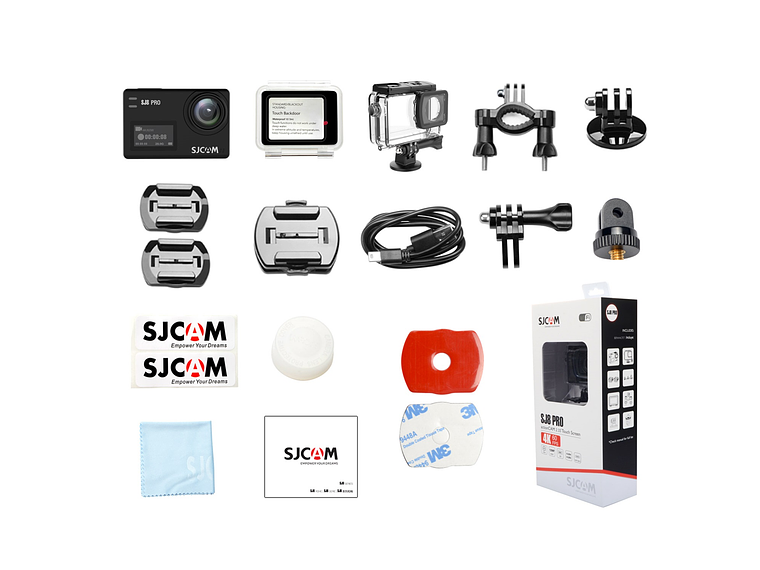 CÁMARA DEPORTIVA SJCAM SJ8 PRO DUAL 4K 60FPS ESTABILIZADOR GIROSCÓPICO 4