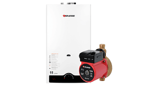 CALEFONT GAS LICUADO 11L T. NATURAL + BOMBA PRESURIZADORA