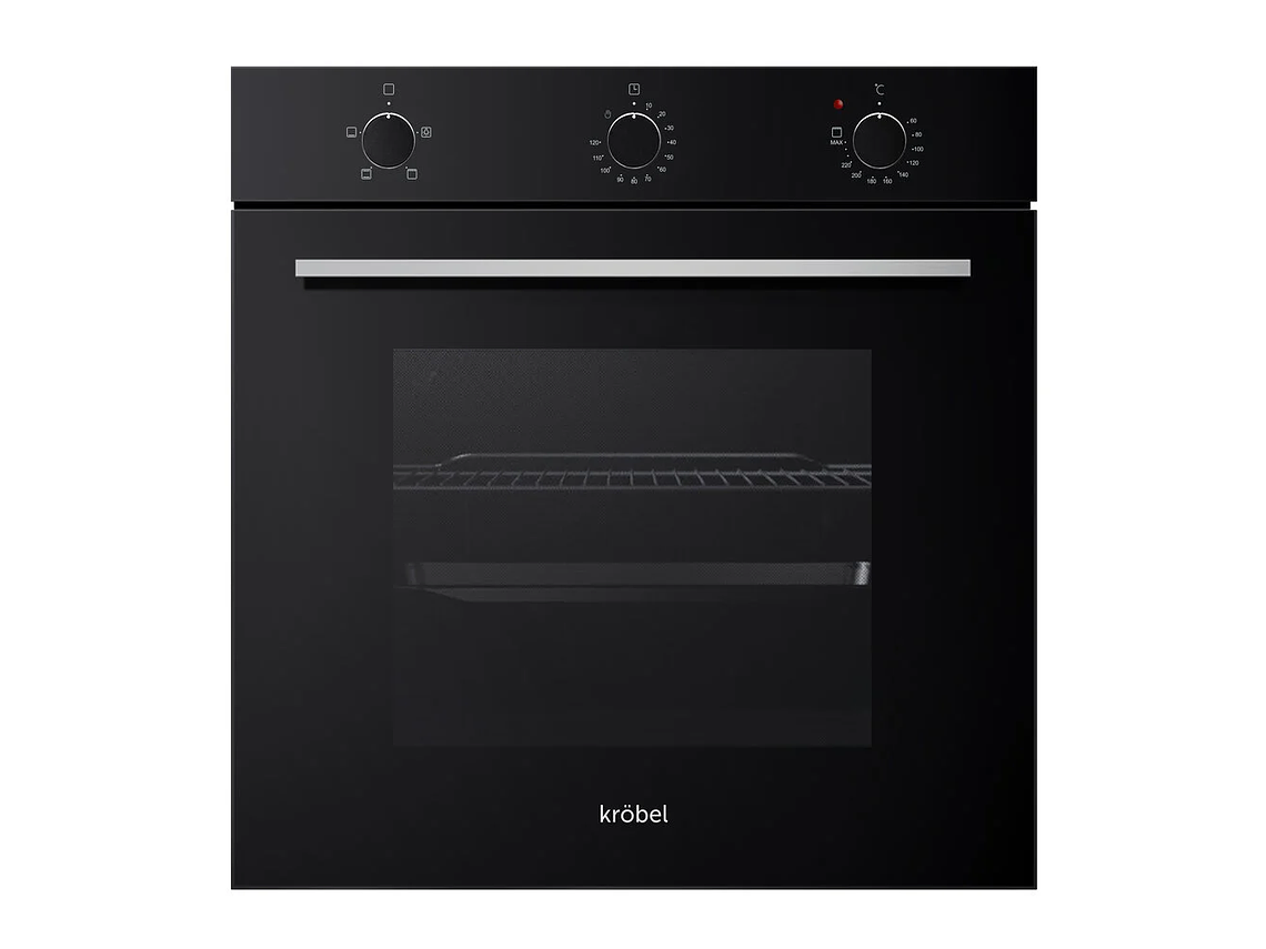 HORNO EMPOTRABLE KRÖBEL SERIE BLACK 4F 73L 1