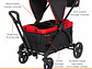 CARRO PASEO WAGON Y COCHE DOBLE MUV EXPEDITION 2 EN 1 MARS RED - Miniatura 2
