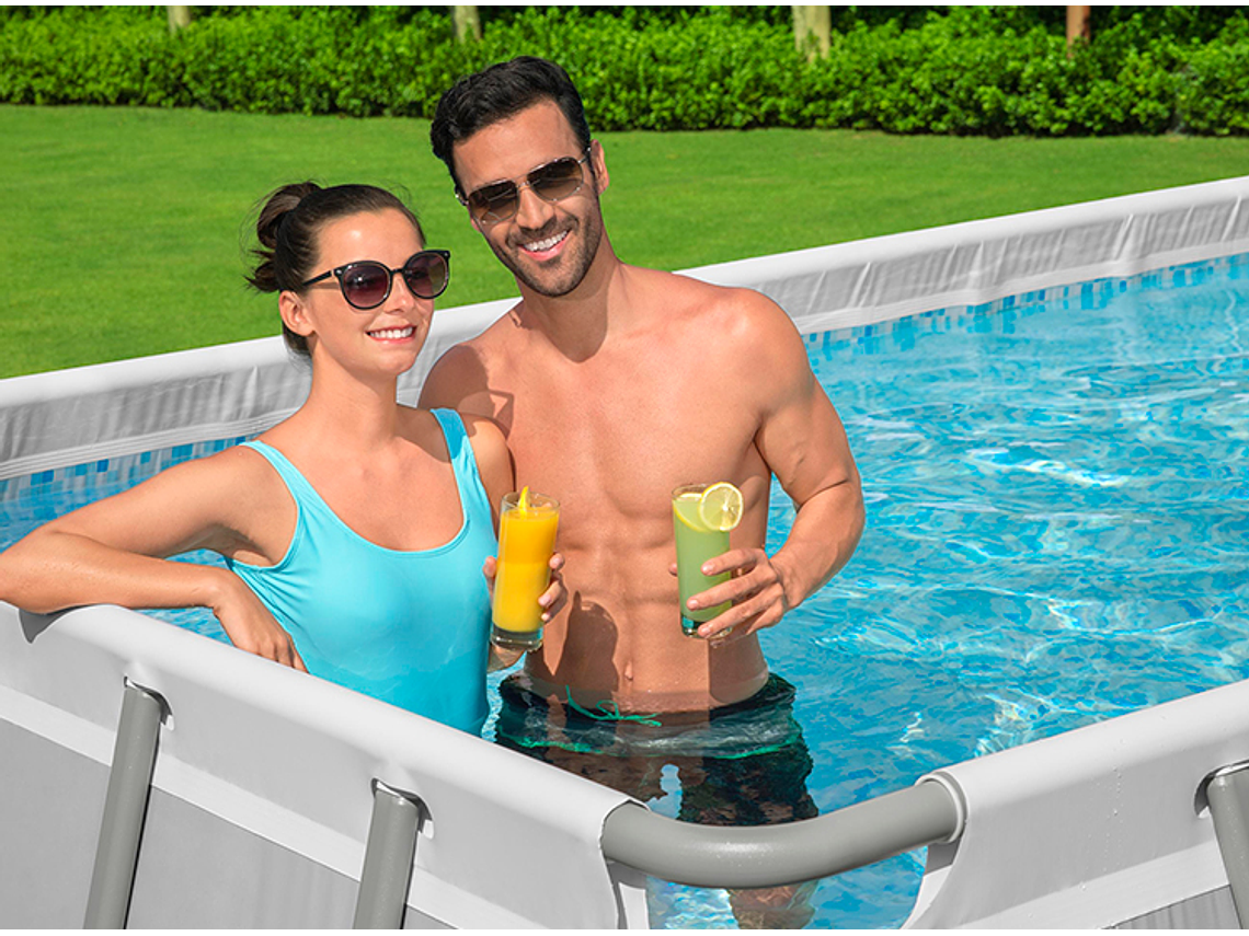 PISCINA ESTRUCTURAL BESTWAY POWER STEEL CON ACCESORIOS 640 X 274 X 132 CM 6