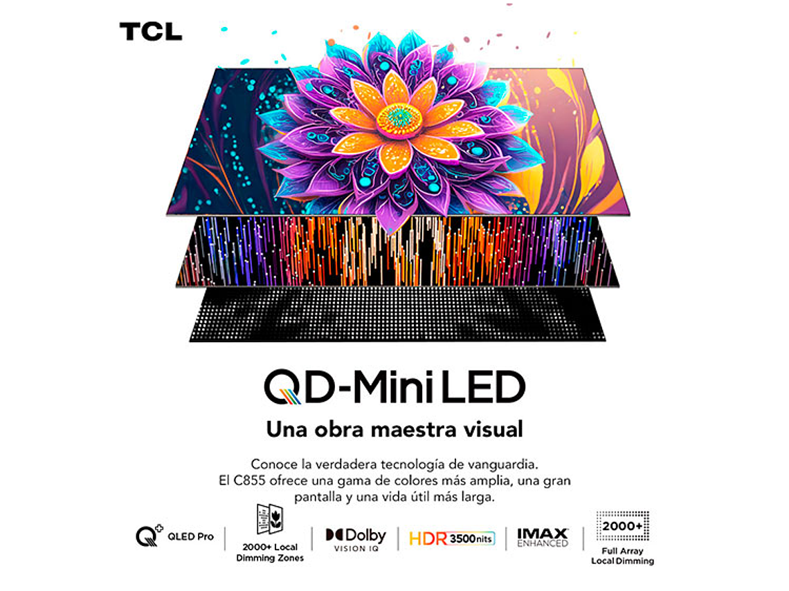 TELEVISOR SMART TV TCL 65C855 4K UHD 65