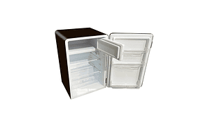  MINIBAR RETRO 116 LT. NEGRO HS-148RN