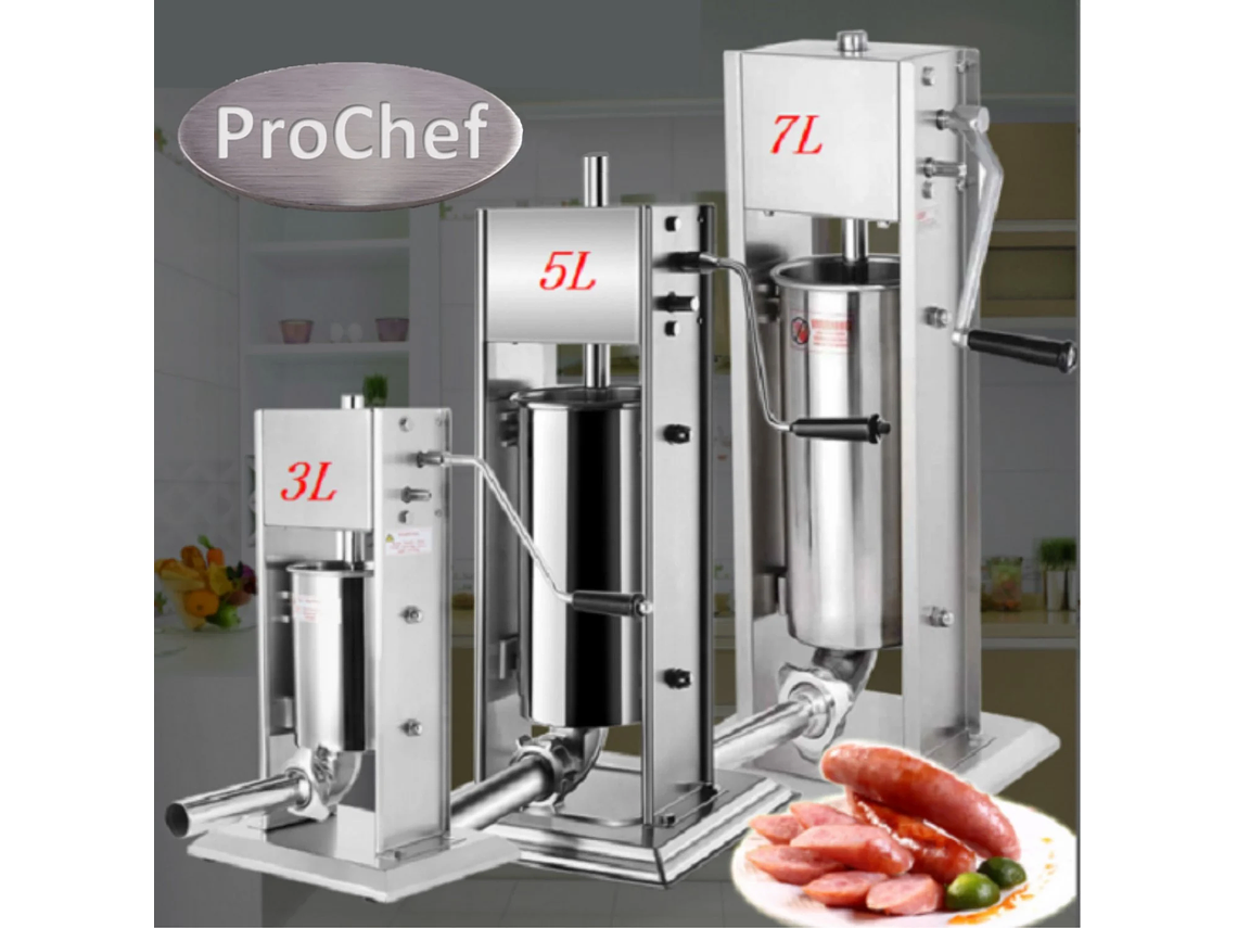 EMBUTIDORA VERTICAL 3 LITROS PROCHEF LÍNEA MANUAL 5