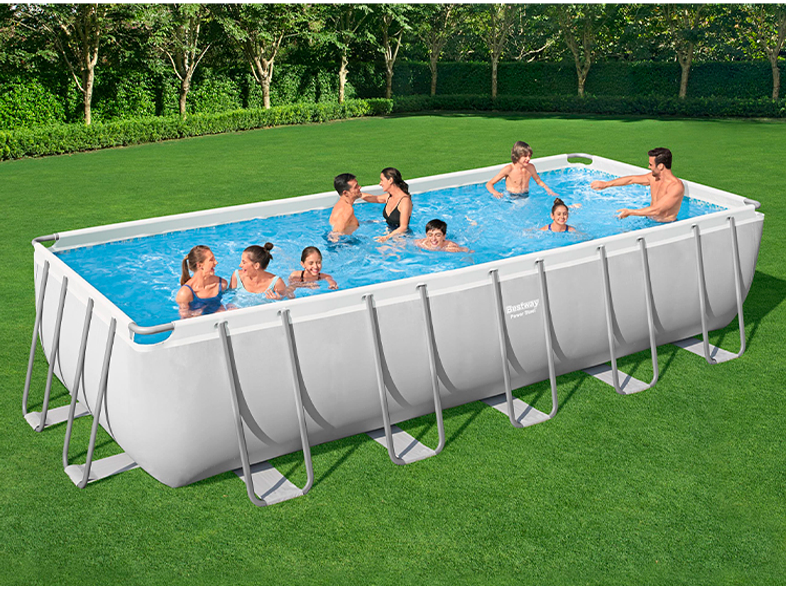 PISCINA ESTRUCTURAL BESTWAY POWER STEEL CON ACCESORIOS 640 X 274 X 132 CM 7