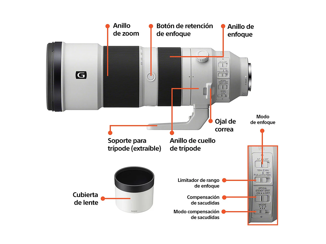 LENTE POTENTE SUPERTELEOBJETIVO ZOOM 3