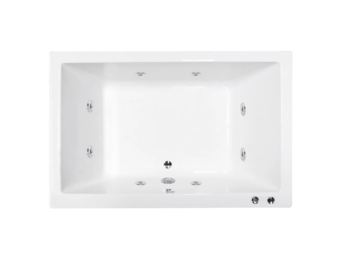 TINA HIDROMASAJE BUCK Y BUCK 120 X 185 X 48 CM 8 INYECTORES MOTOR DERECHA 2