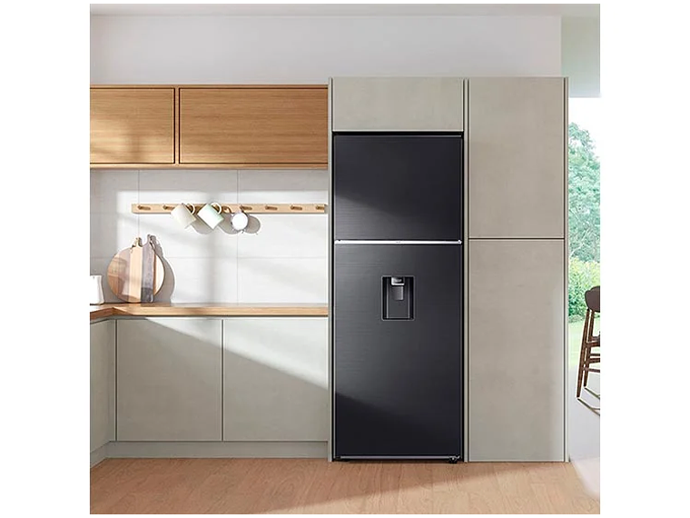 REFRIGERADOR SAMSUNG TOP MOUNT FREEZER NO FROST 384 L RT38CG6720B1ZS BLACK WIFI 4