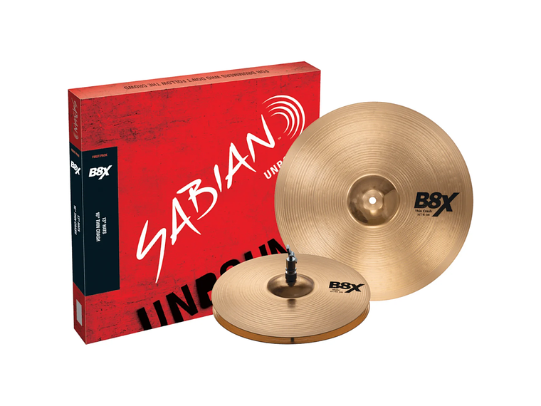 PACK SABIAN PLATILLOS BATERÍA B8X FIRST 13 45001X 1