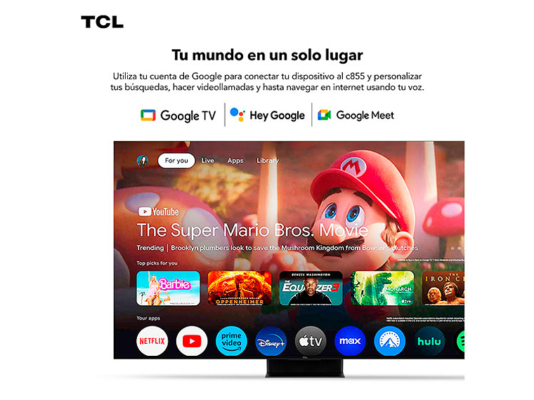 TELEVISOR SMART TV TCL 65C855 4K UHD 65