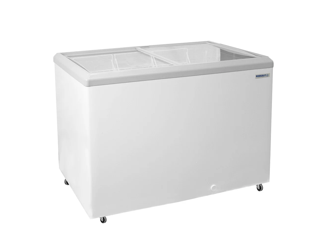 CONSERVADORA HORIZONTAL PUERTA DE VIDRIO 450 LTS NORKALT 1