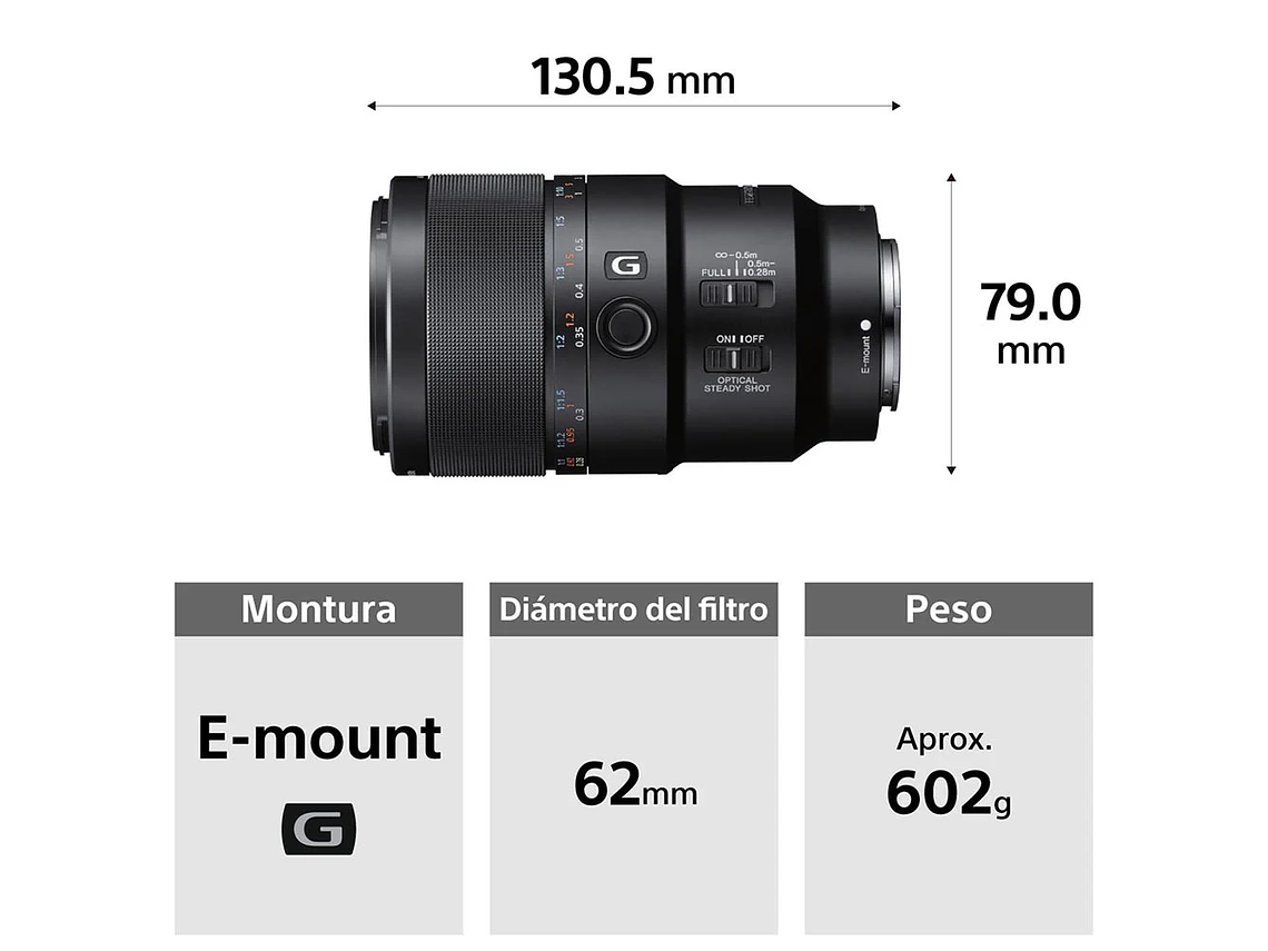 LENTE TELEOBJETIVO FE 90 MM F2.8 2