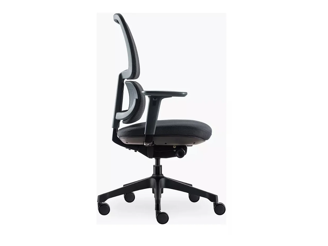 SILLA OFICINA O ESCRITORIO ORCUS NEGRO FORM 3