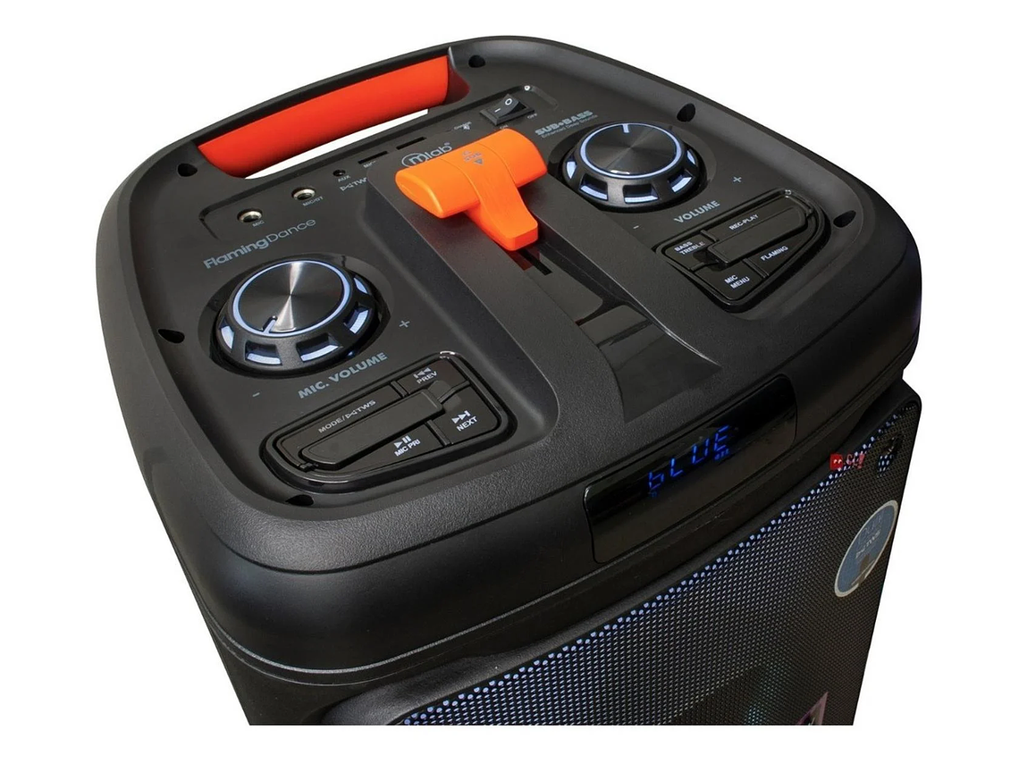 PARLANTE FLAMING DANCE PANTALLA LED CON CONTROL CENTRAL - PS 3