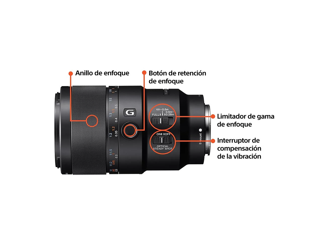 LENTE TELEOBJETIVO FE 90 MM F2.8 4