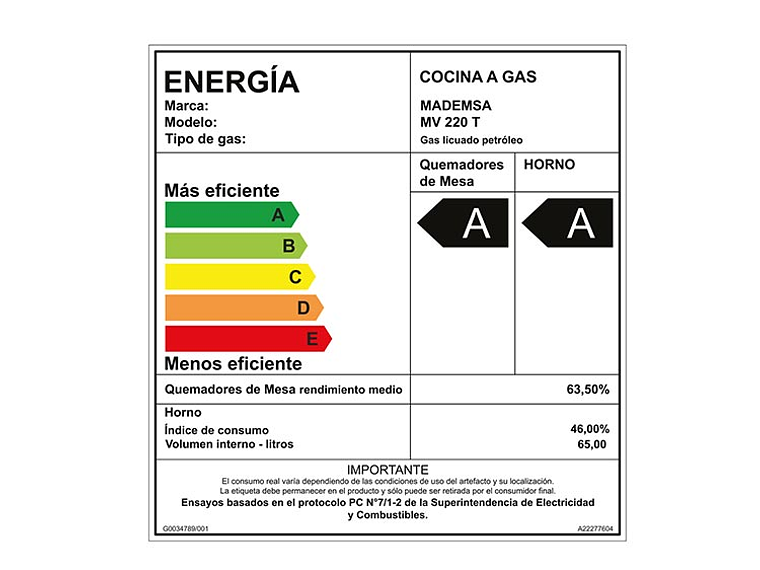 COCINA MADEMSA 4 PLATOS MV220 T 7