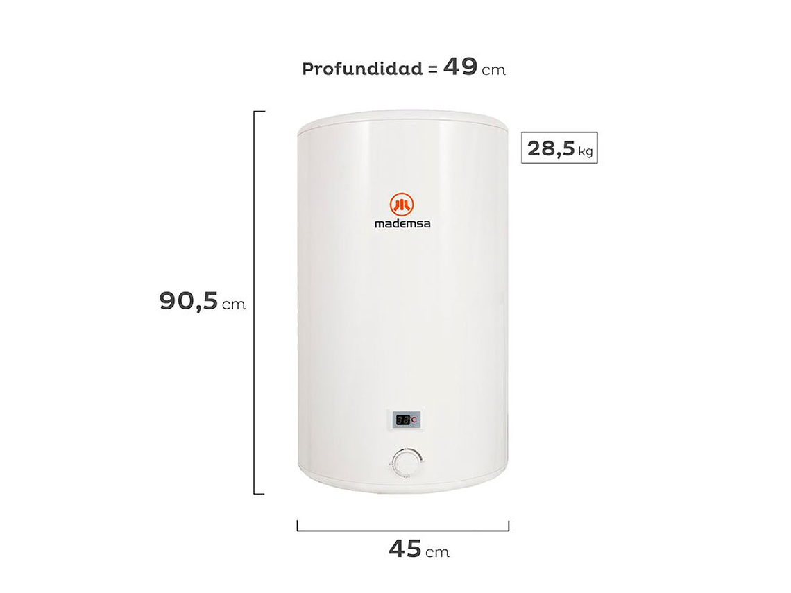 TERMO ELÉCTRICO - 100LTS TERM 100 - MADEMSA 2