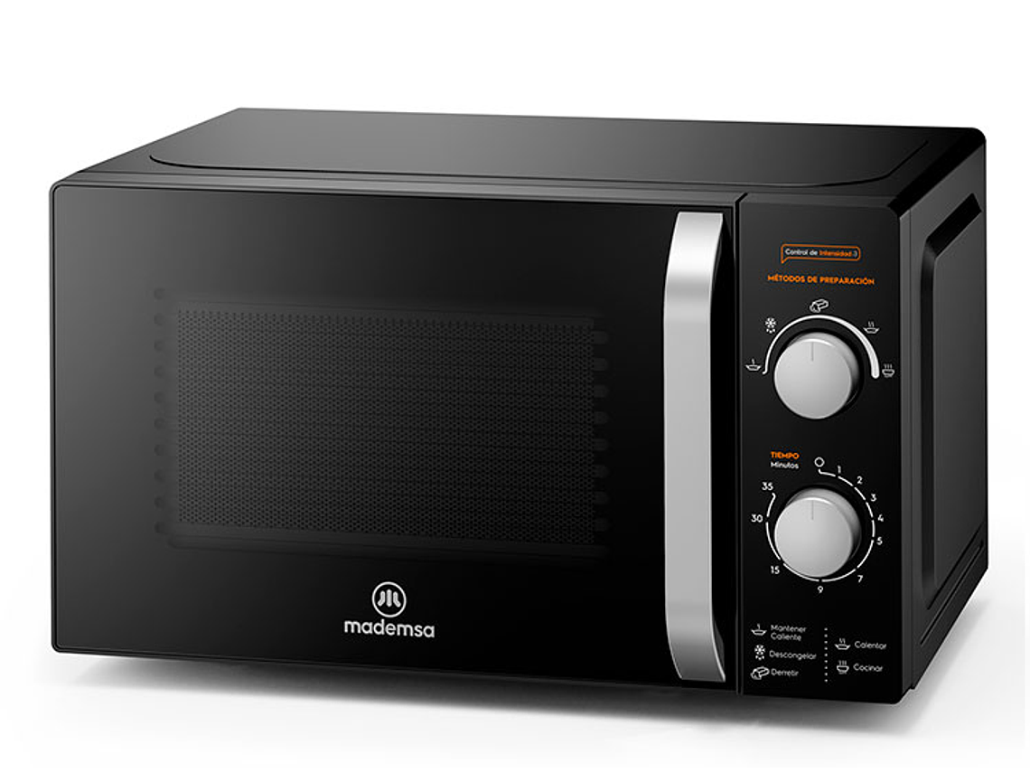 MICROONDAS MADEMSA 20 L MM20FBM MANUAL PLATO GIRATORIO 1