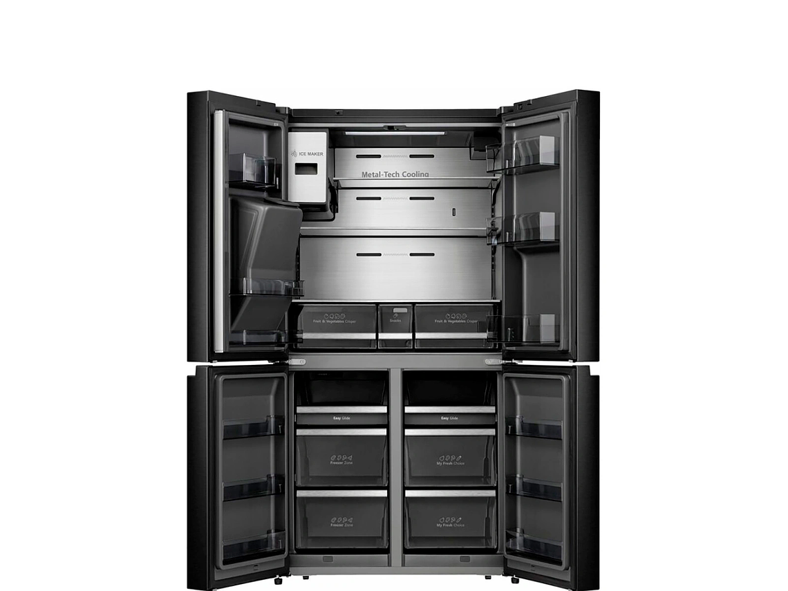 REFRIGERADOR HISENSE SIDE BY SIDE NO FROST 536 L CROSSDOOR RQ697HB 3