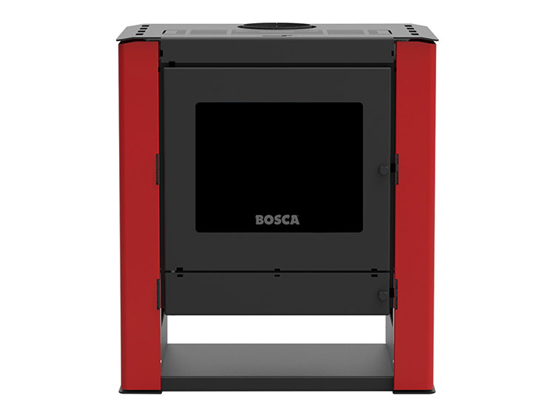 CALEFACTOR BOSCA A LEÑA GOLD 500 BURDEO BLACK VISION 3