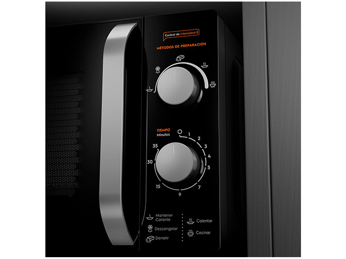 MICROONDAS MADEMSA 20 L MM20FBM MANUAL PLATO GIRATORIO 5