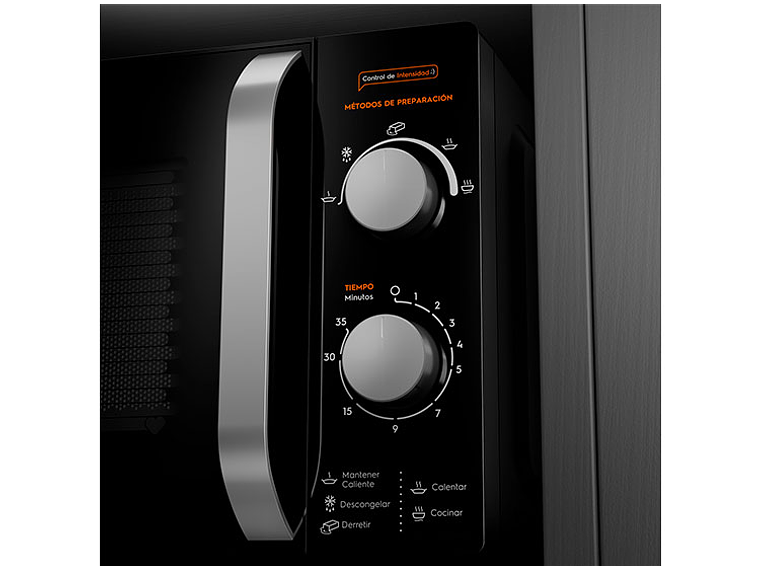 MICROONDAS MADEMSA 20 L MM20FBM MANUAL PLATO GIRATORIO 5