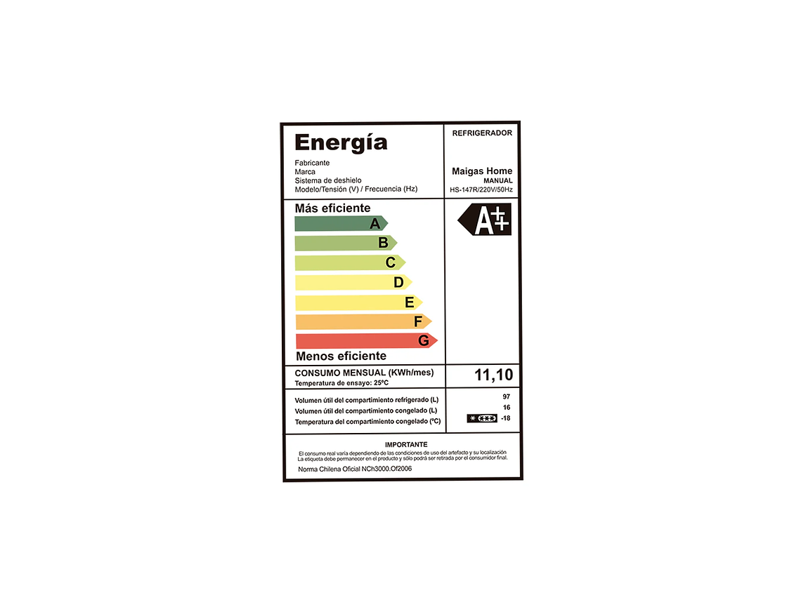 MINIBAR 113 LT HS-147R 5