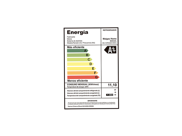 MINIBAR 113 LT HS-147R 5