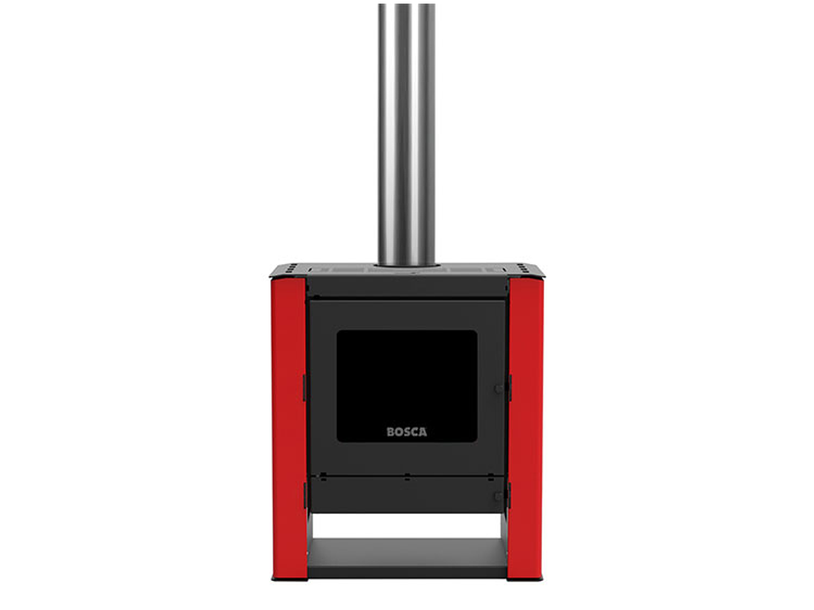 CALEFACTOR BOSCA A LEÑA GOLD 500 BURDEO BLACK VISION 5