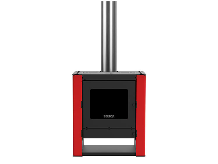 CALEFACTOR BOSCA A LEÑA GOLD 500 BURDEO BLACK VISION 5