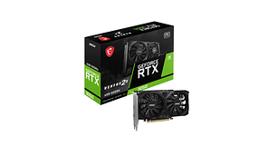 TARJETA DE VIDEO GRÁFICA MSI RTX 3050 VENTUS 2X 6G OC, 96BIT