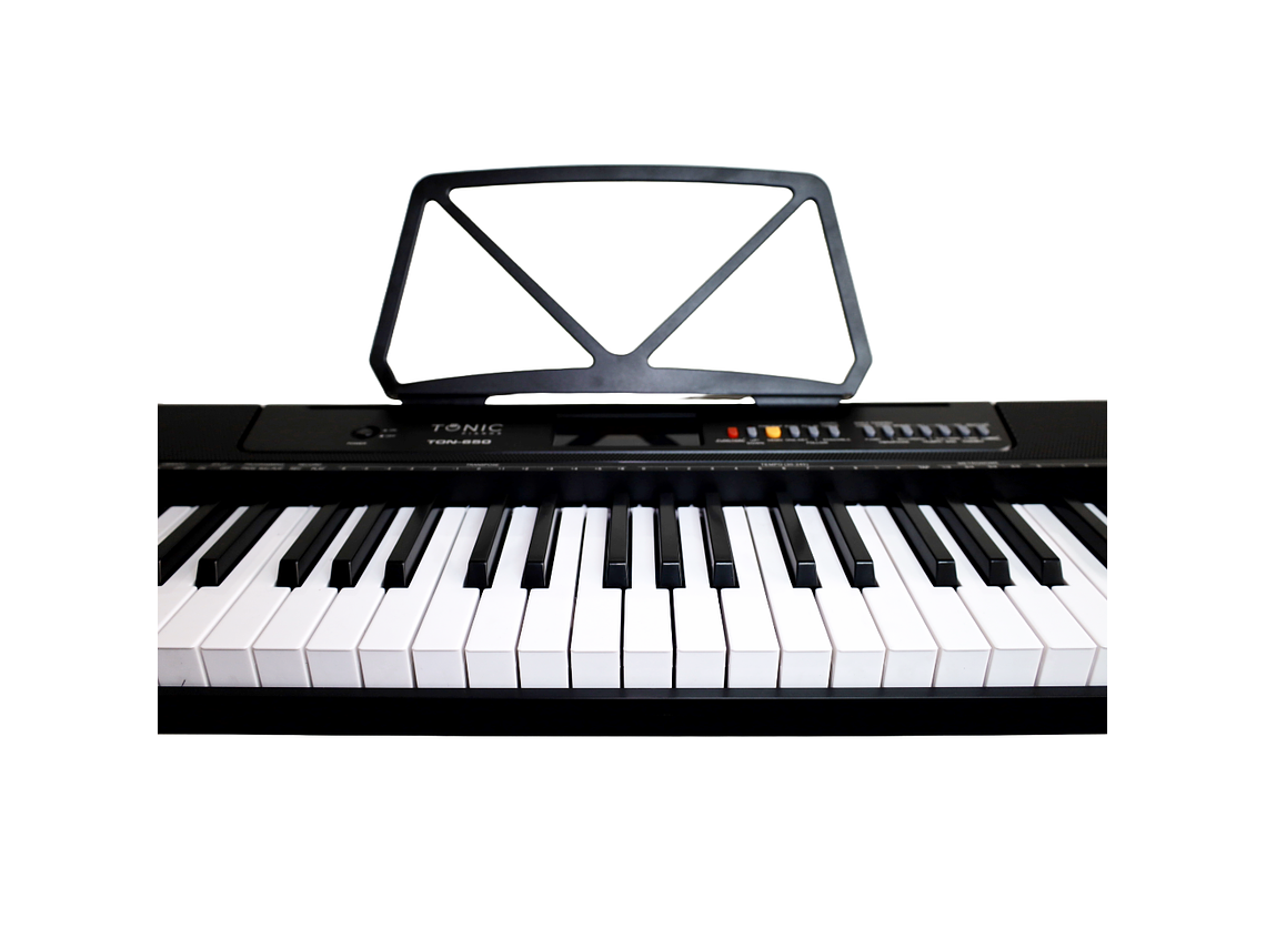 FULL PACK TECLADO TONIC 61 TECLAS + STAND + SILLA + AUD. TON-650 BK 3