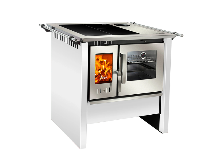 COCINA A LEÑA ALLEGRA VITROX BLANCA AMESTI 1