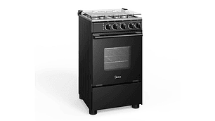 COCINA A GAS LICUADO MIDEA 4 PLATOS MCG-4QSG20NSBK