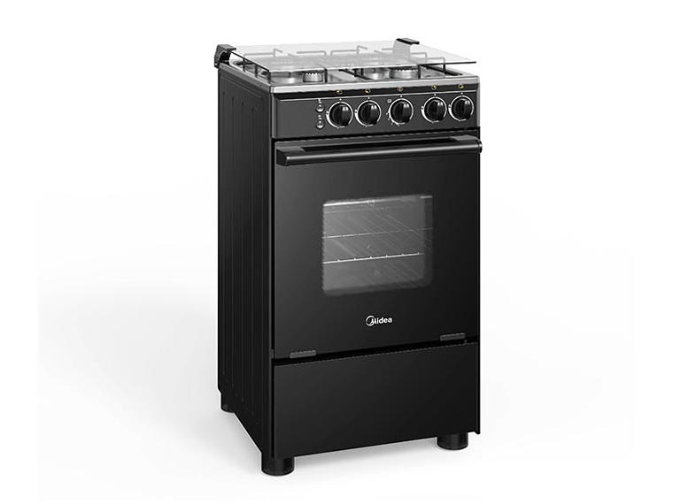 COCINA A GAS LICUADO MIDEA 4 PLATOS MCG-4QSG20NSBK 1