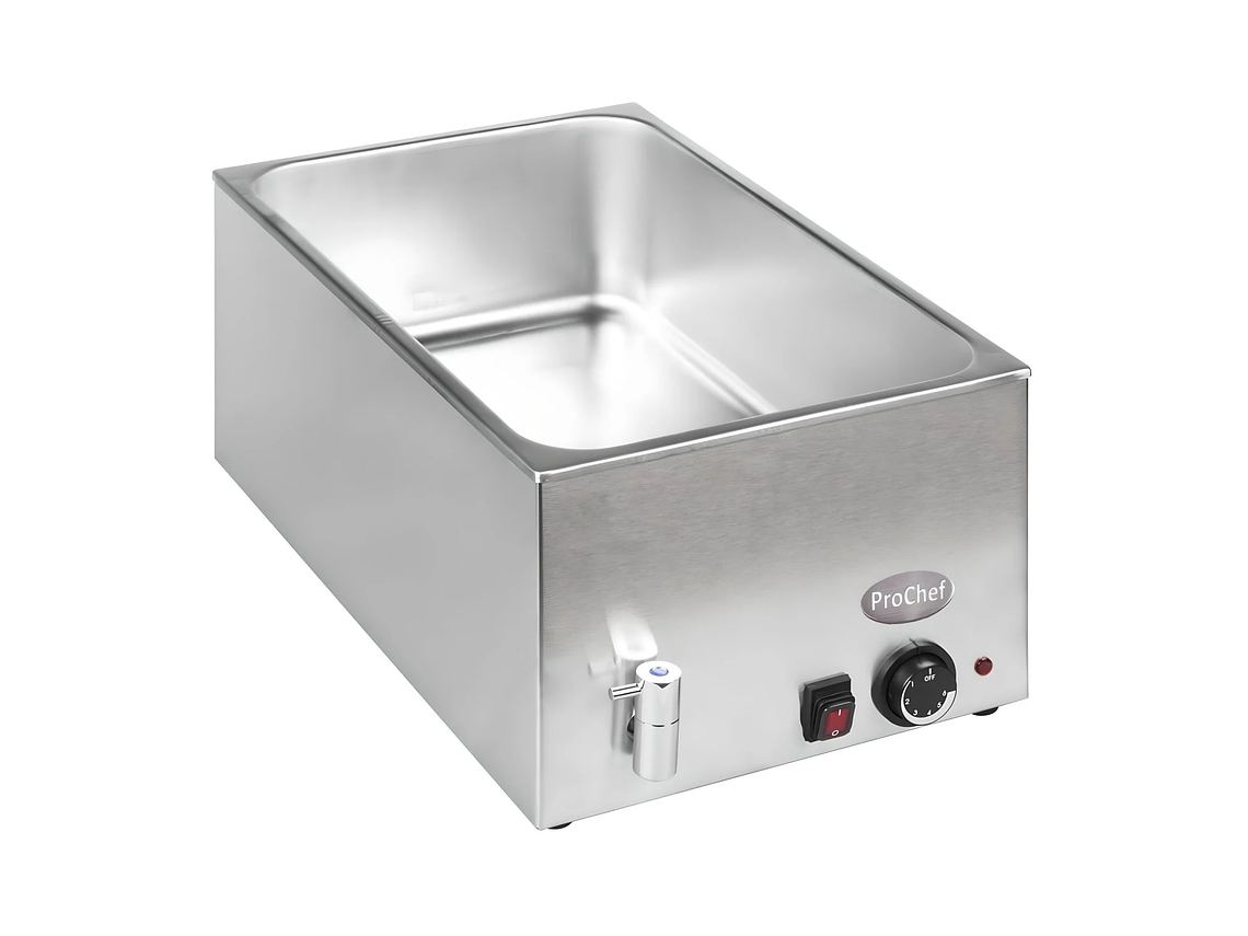 BAÑO MARIA ELECTRICO 20 LT CON DESPICHE GN 1/1 8