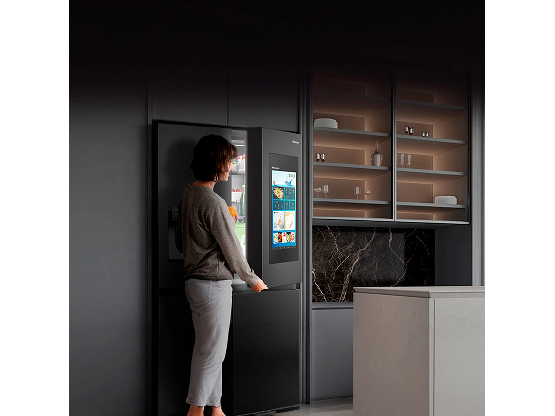 REFRIGERADOR HISENSE SIDE BY SIDE NO FROST 536 L CROSSDOOR RQ697HB 10