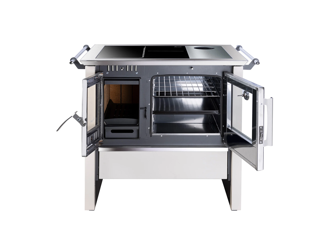 COCINA A LEÑA ALLEGRA VITROX BLANCA AMESTI 3