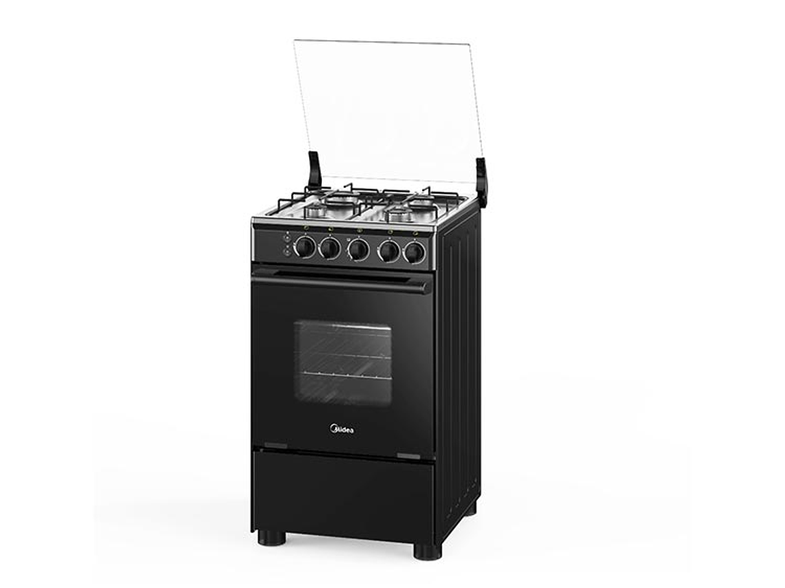 COCINA A GAS LICUADO MIDEA 4 PLATOS MCG-4QSG20NSBK 3