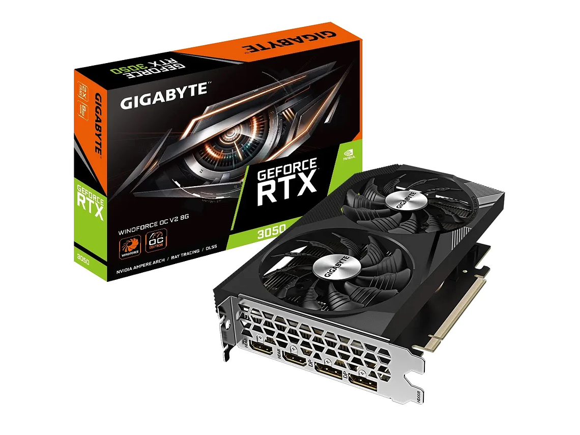 TARJETA GRÁFICA NVIDIA GEFORCE RTX™ 3050 WINDFORCE OC V2 6G 1