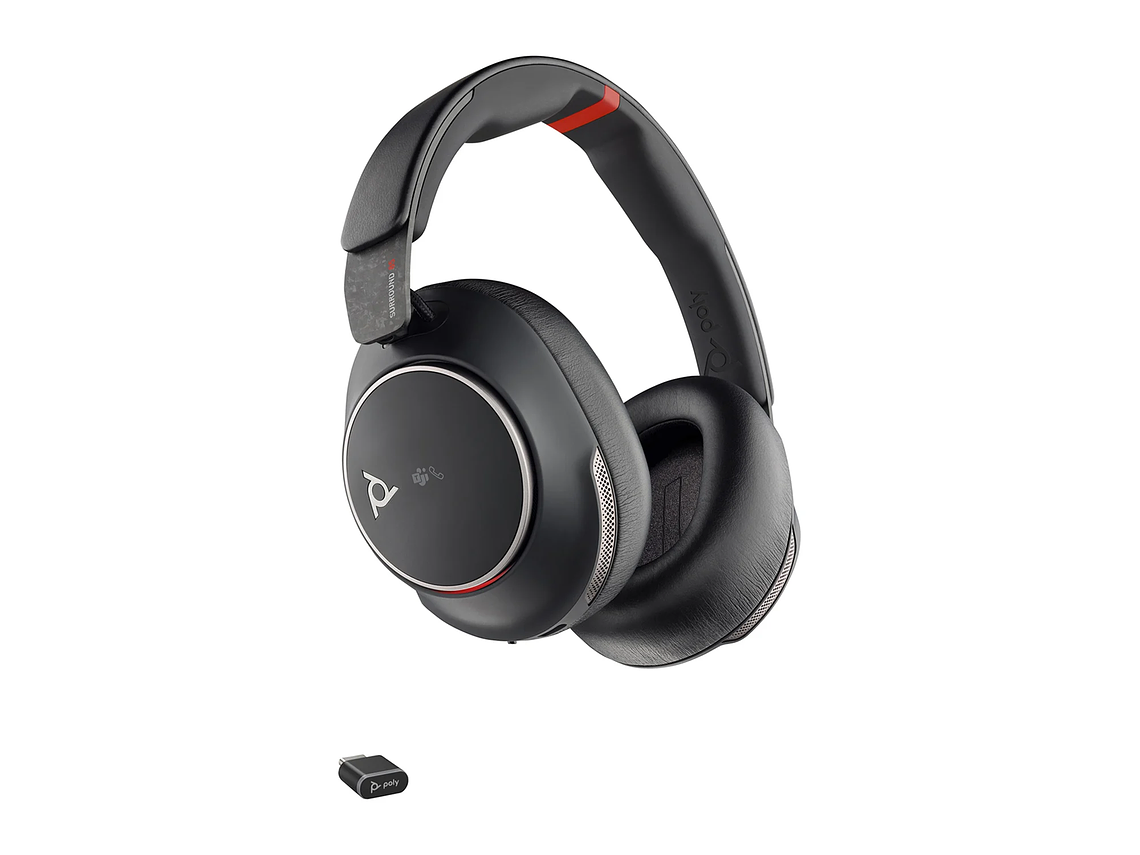 AUDÍFONOS POLY VOYAGER SURROUND 85 UC USB-C/A CON SOPORTE DE CARGA 1