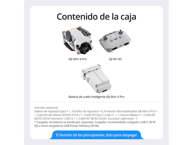  DRONE DJI MINI 4 PRO + TARJETA 64GB 6
