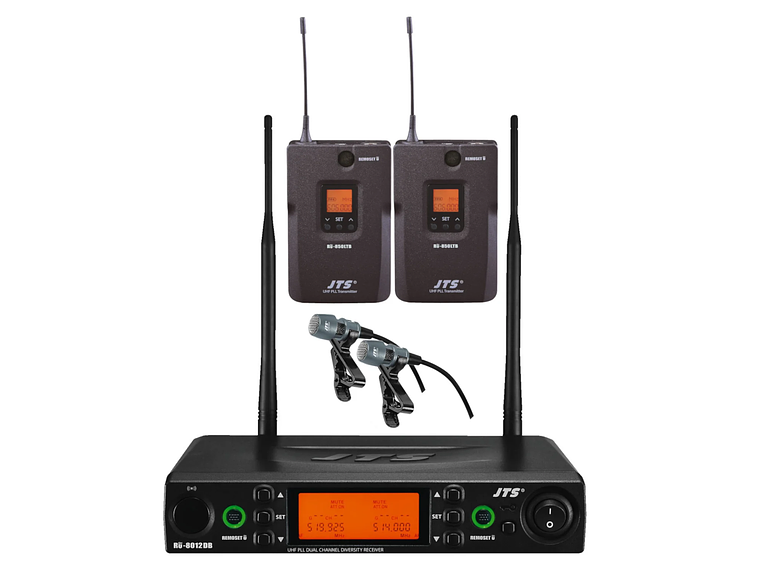 SISTEMA DUAL SOLAPA JTS RU-8012DB/RU-850LTB+CM501 1